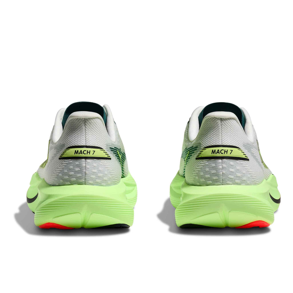 Hoka Men's Mach 7 FYZ Frost/NeonYuzu top