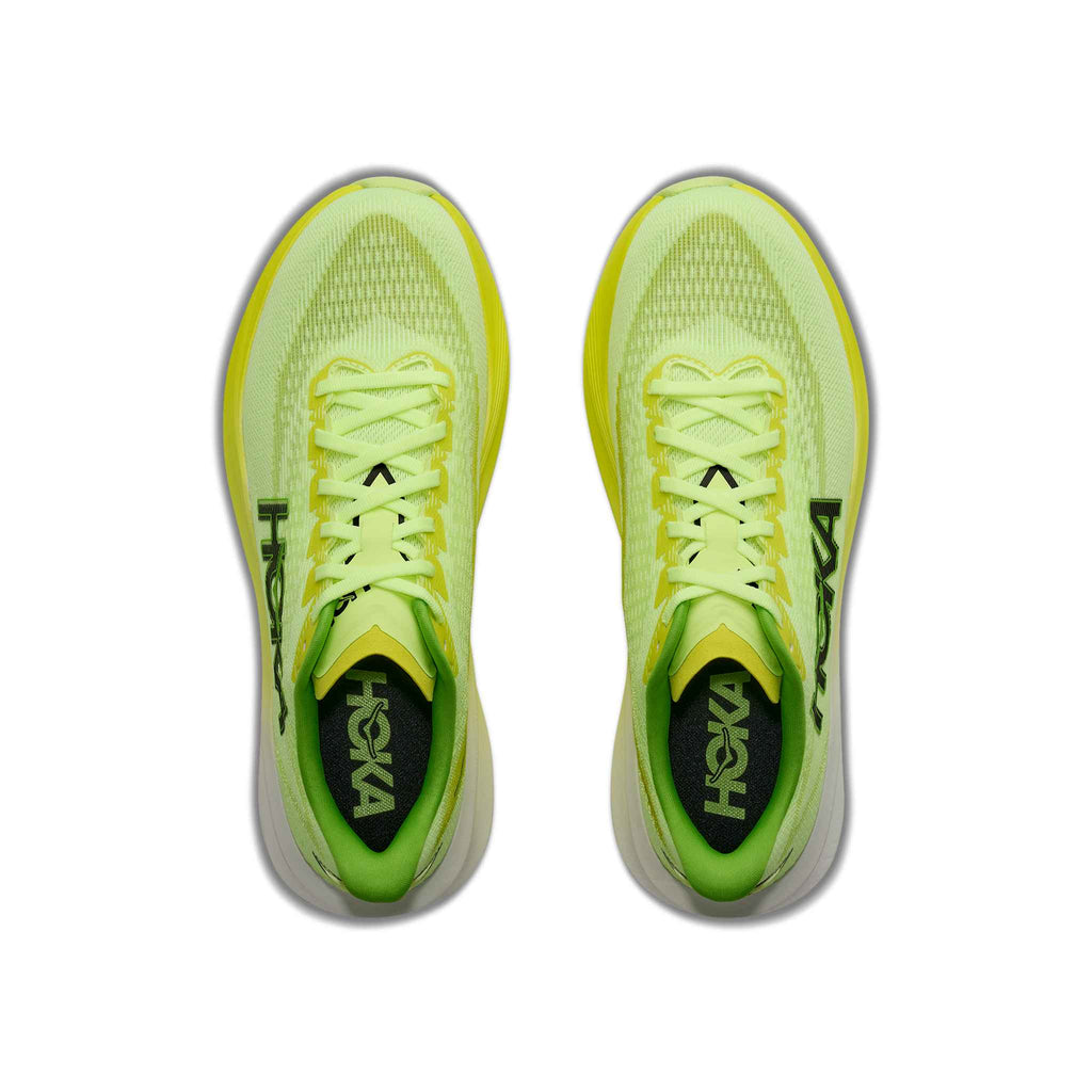 Hoka Men's Mach 7 NZH NeonYuzu/HokaCitrus pair angle