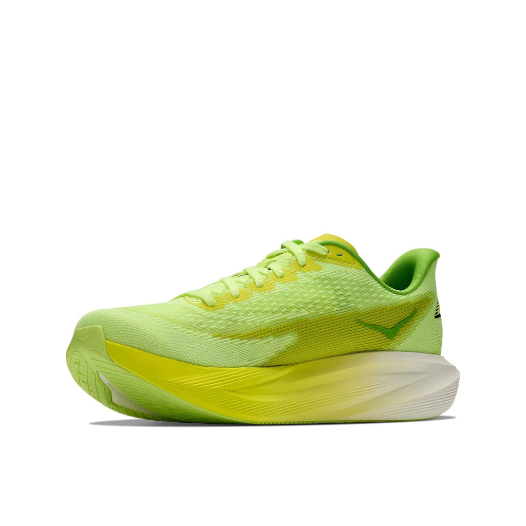 Hoka Men's Mach 7 NZH NeonYuzu/HokaCitrus medial