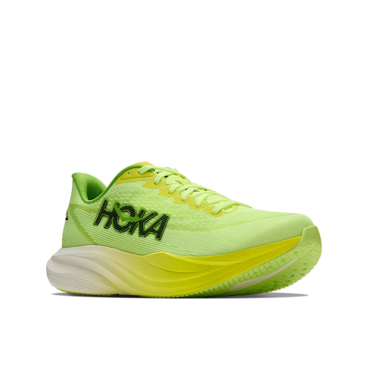Hoka Men's Mach 7 NZH NeonYuzu/HokaCitrus outsole