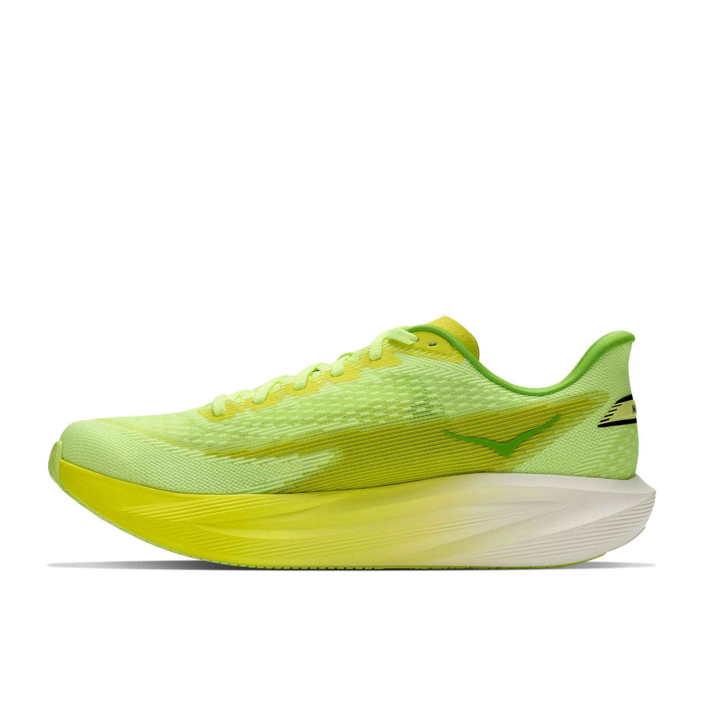 Hoka Men's Mach 7 NZH NeonYuzu/HokaCitrus detail 2