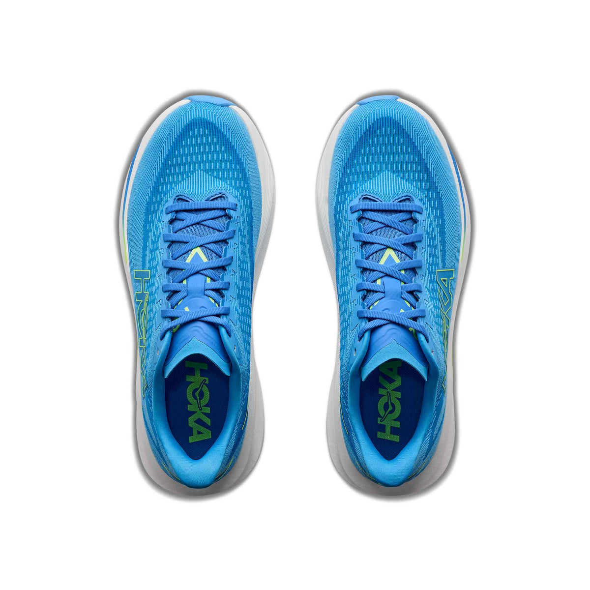 Hoka Men's Mach 7 VSF VirtualBlue/SoftCobalt pair angle