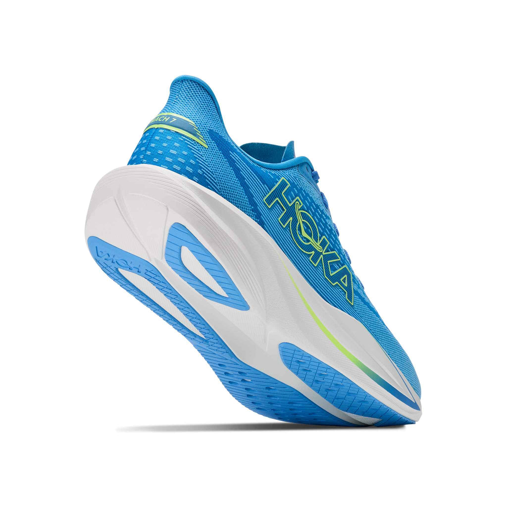 Hoka Men's Mach 7 VSF VirtualBlue/SoftCobalt heel