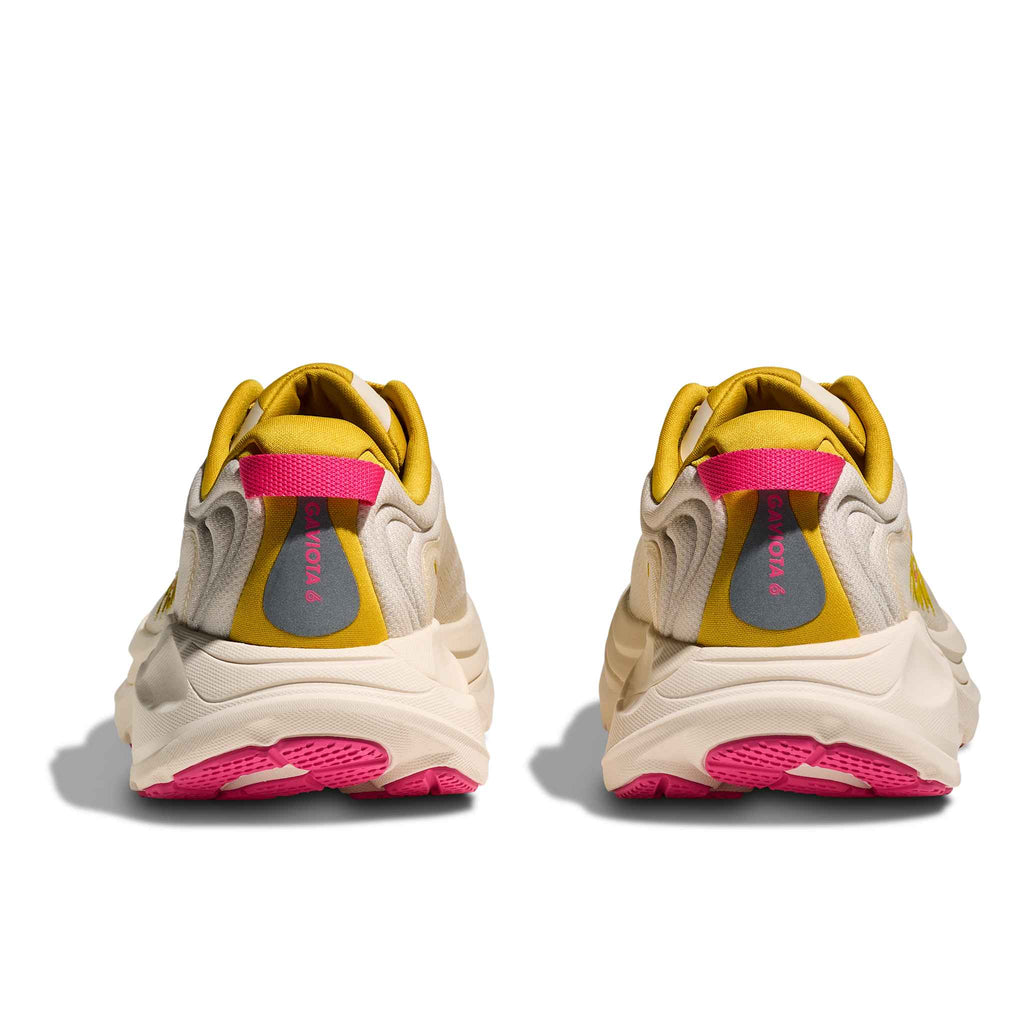 Hoka Women's Gaviota 6 BHY Birch/YellowGold top