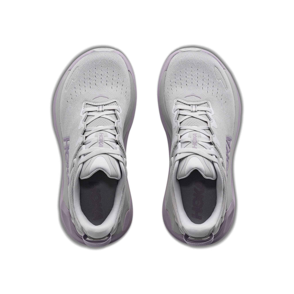 Hoka Women's Gaviota 6 SLWL Stardust/MellowLilac pair angle