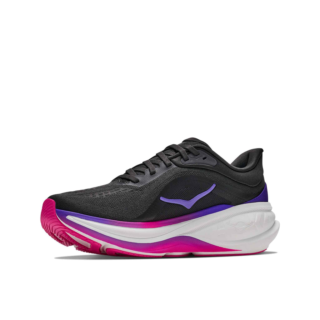 Hoka Women's Clifton Pro CKCS CarbonBlack/CosmicPurple medial
