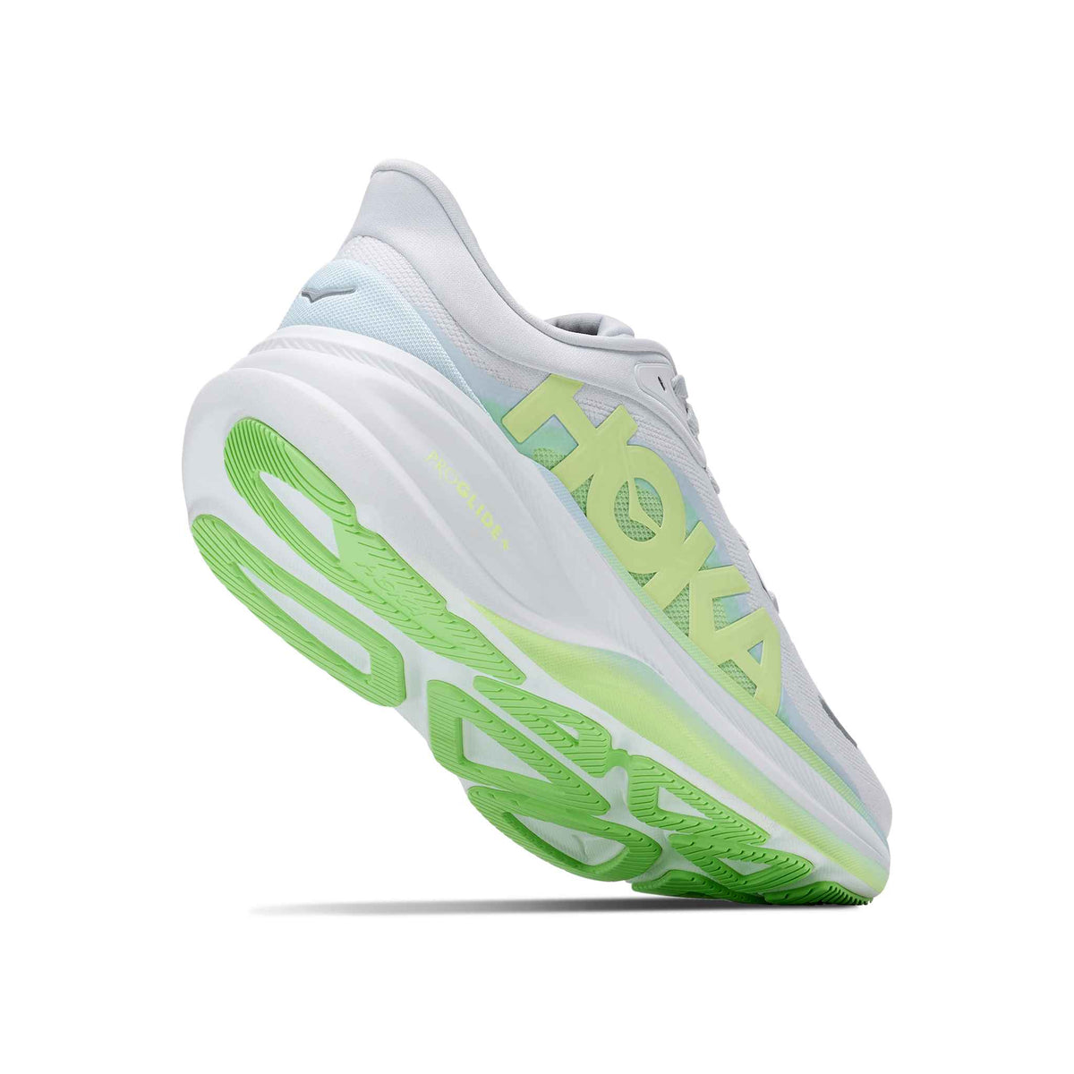 Hoka Women's Clifton Pro CNNY CosmicGrey/NeonYuzu heel