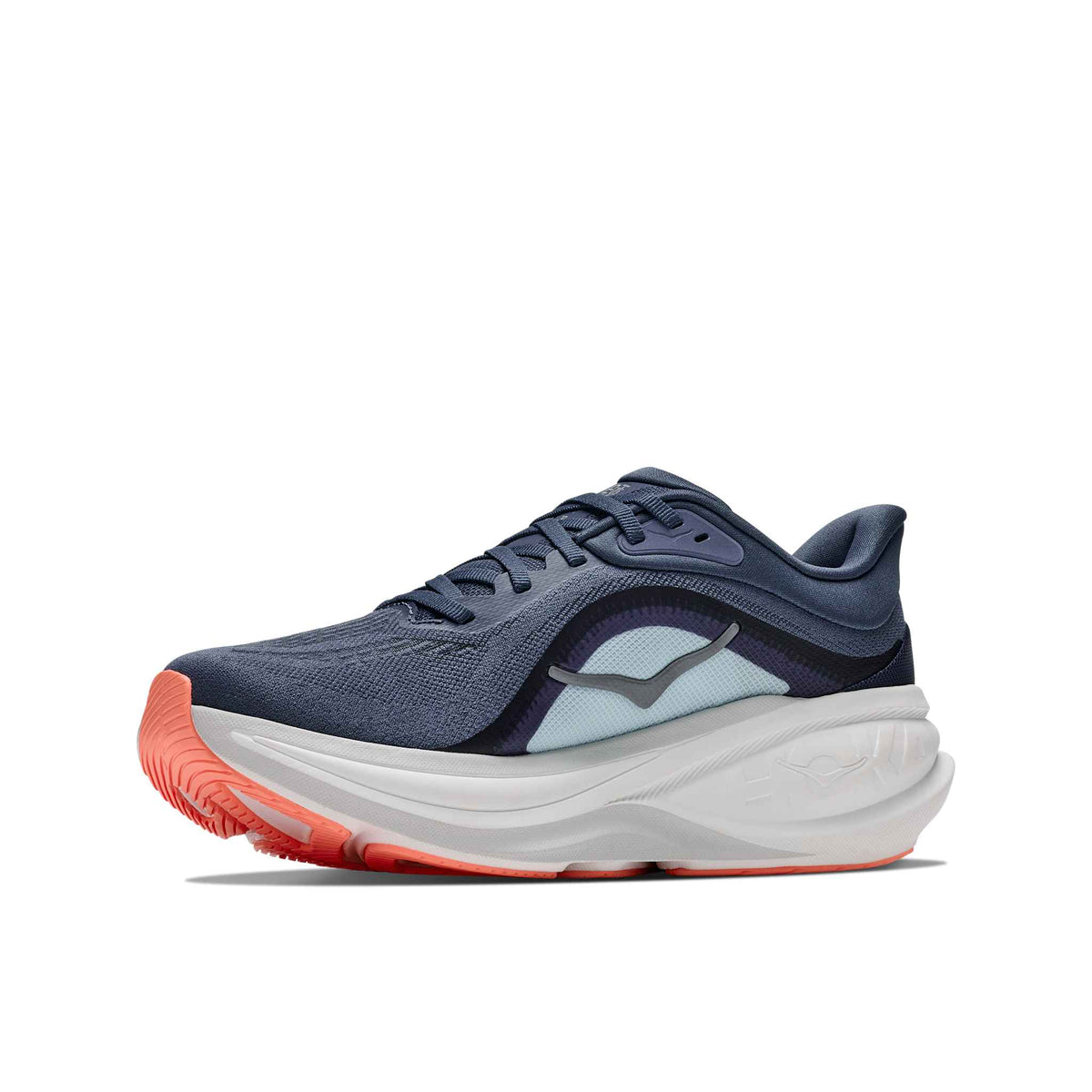 Hoka Women's Clifton Pro FYGL FadedNavy/GlimmeringBlue medial