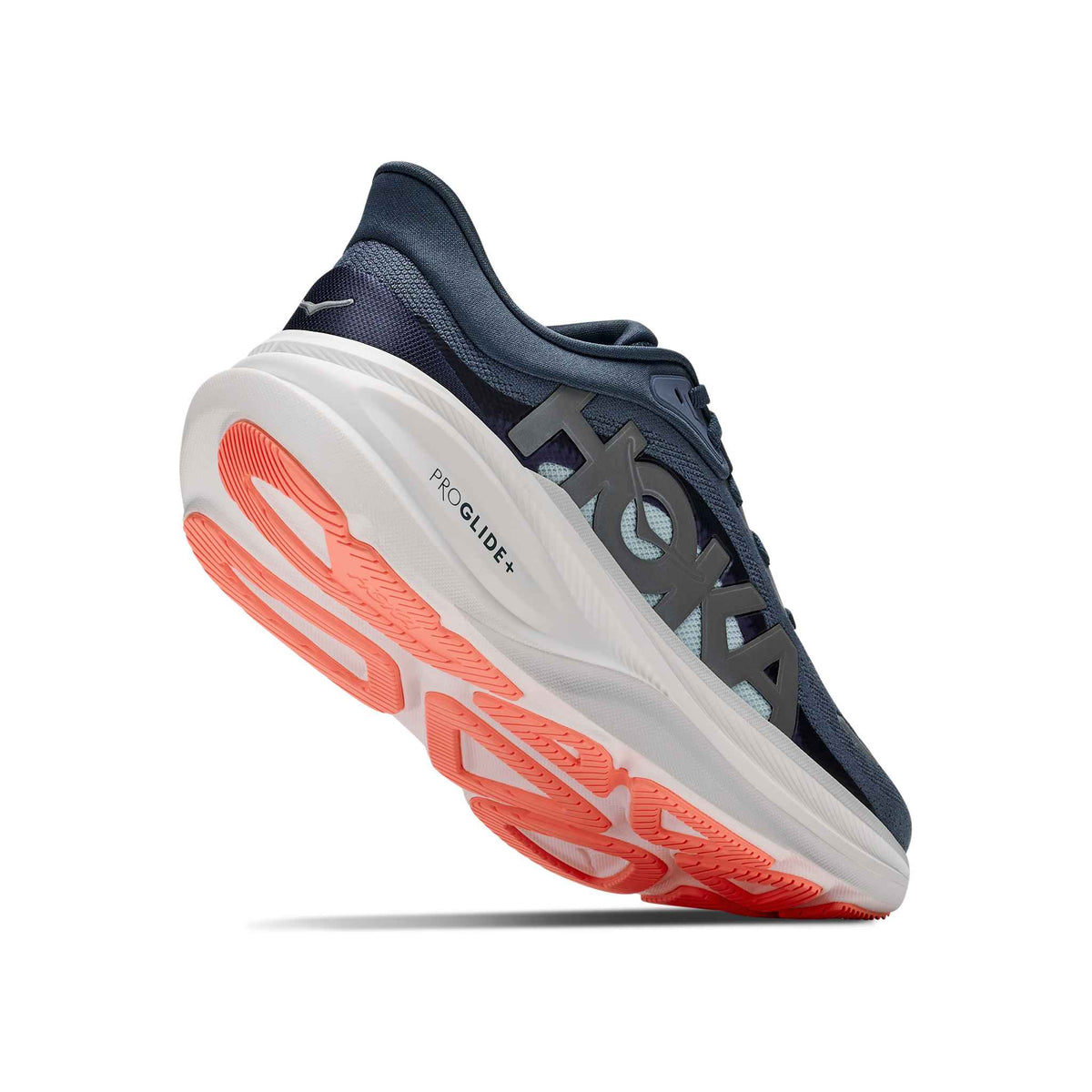 Hoka Women's Clifton Pro FYGL FadedNavy/GlimmeringBlue heel