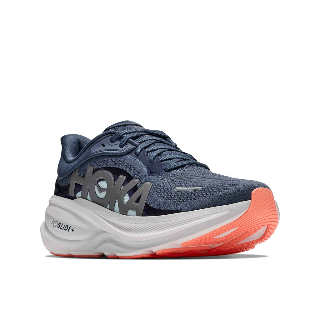 Hoka Women's Clifton Pro FYGL FadedNavy/GlimmeringBlue outsole