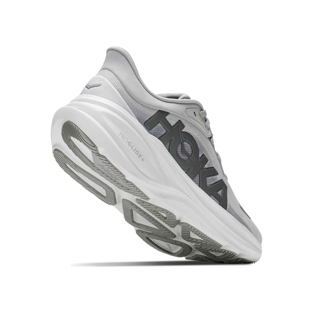 Hoka Women's Clifton Pro STSTL Stardust/StellarGrey heel