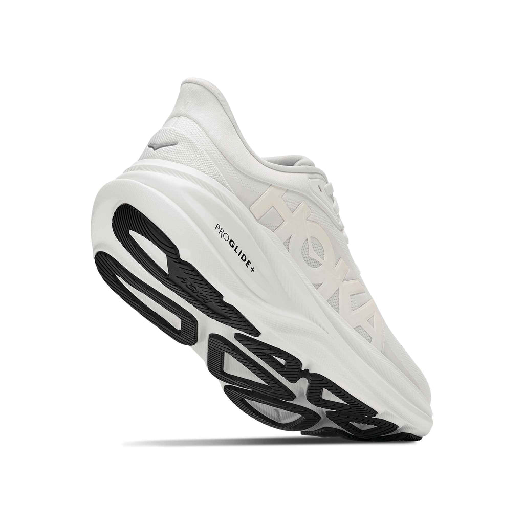 Hoka Women's Clifton Pro WWH White/White heel