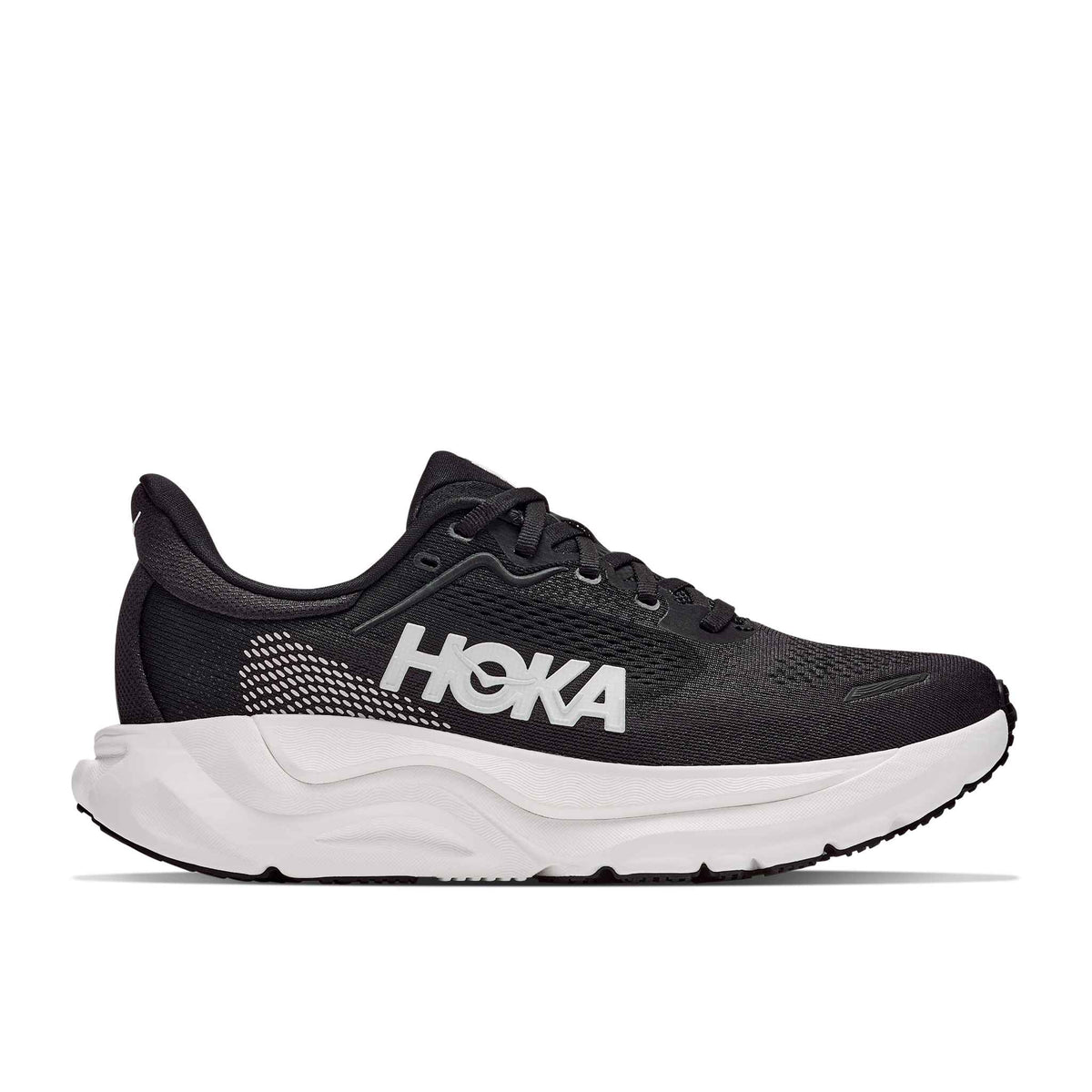 Hoka Men's Arahi 9 BWHT Black/White lateral
