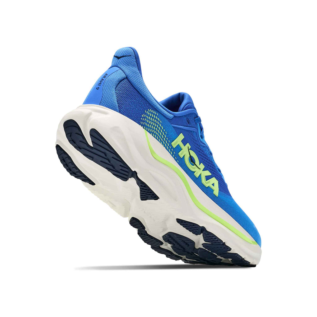 Hoka Men's Arahi 9 VSF VirtualBlue/SoftCobalt heel