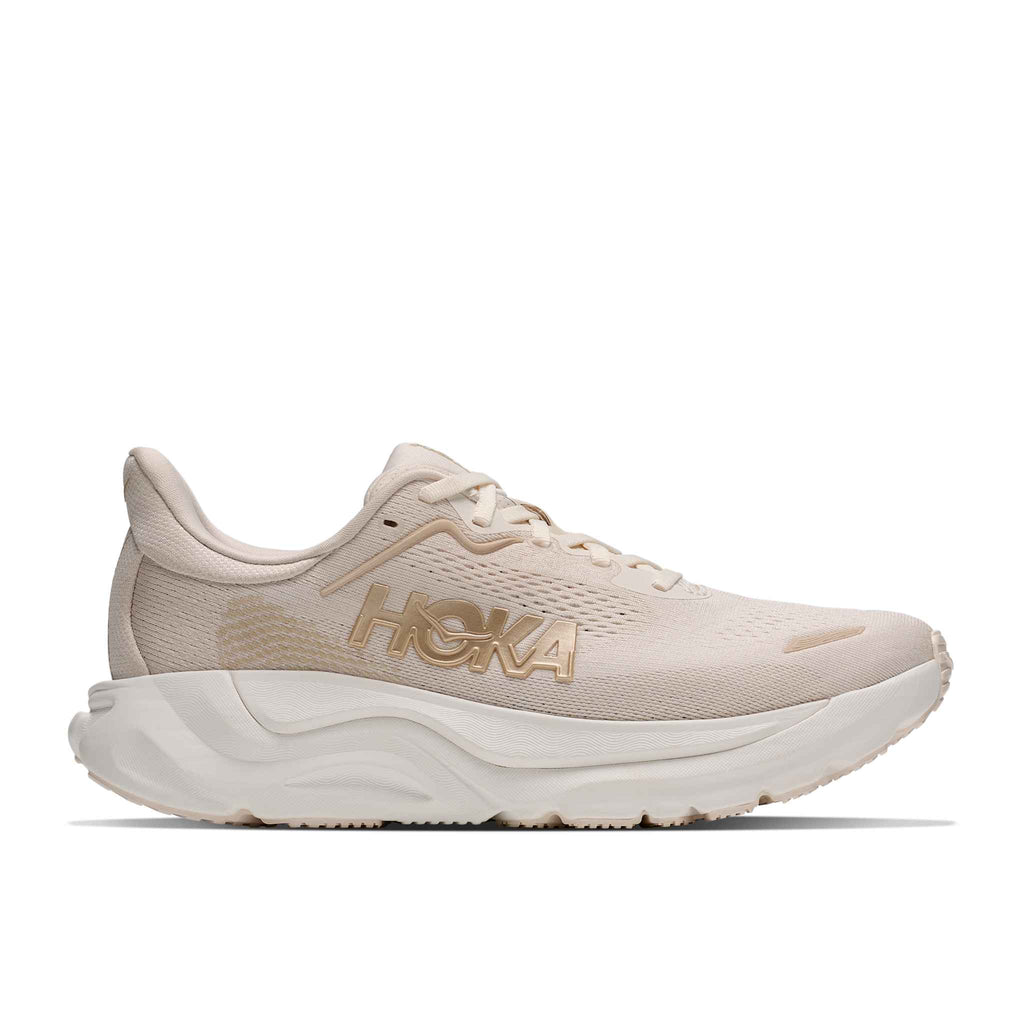 Hoka Women's Arahi 9 ALK Alabaster/OatMilk lateral