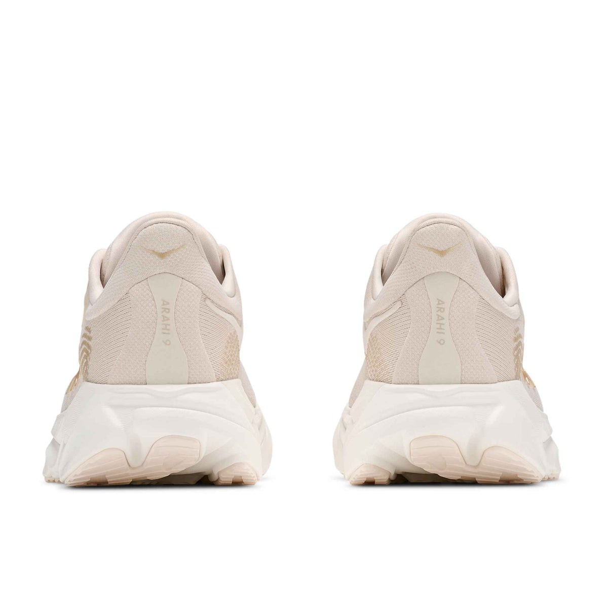 Hoka Women's Arahi 9 ALK Alabaster/OatMilk top