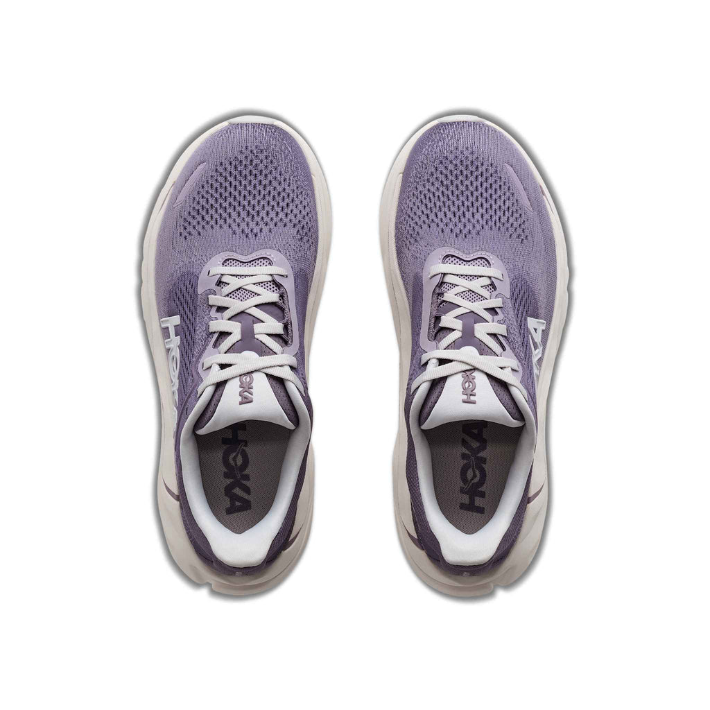 Hoka Women's Arahi 9 PGM PurpleFog/MellowLilac pair angle