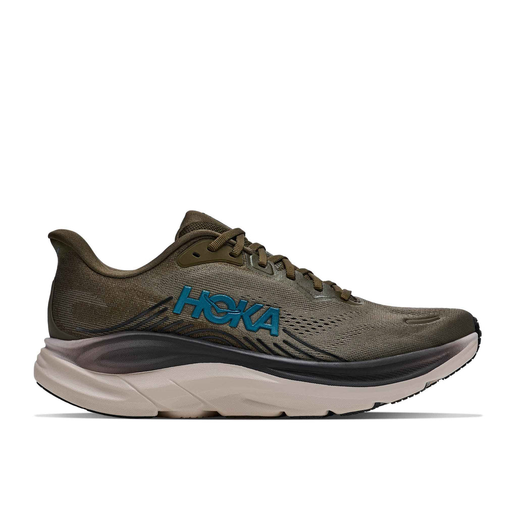 Hoka Men's Clifton 11 AVRV AntiqueOlive/RiverRockGrey lateral