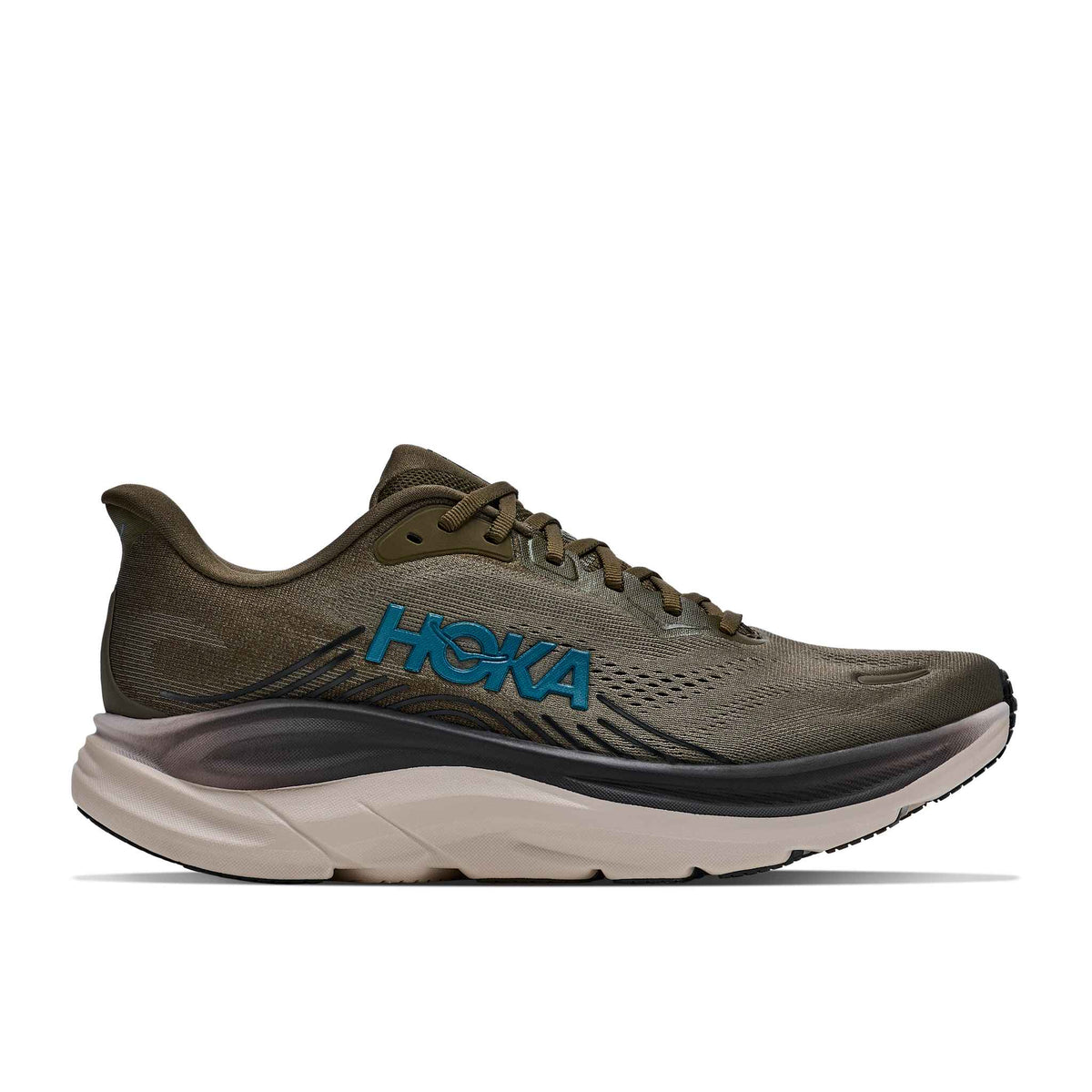 Hoka Men's Clifton 11 AVRV AntiqueOlive/RiverRockGrey lateral