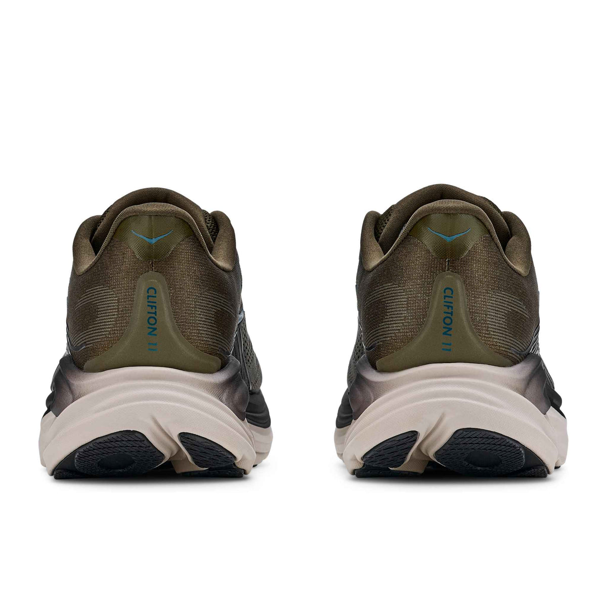 Hoka Men's Clifton 11 AVRV AntiqueOlive/RiverRockGrey top