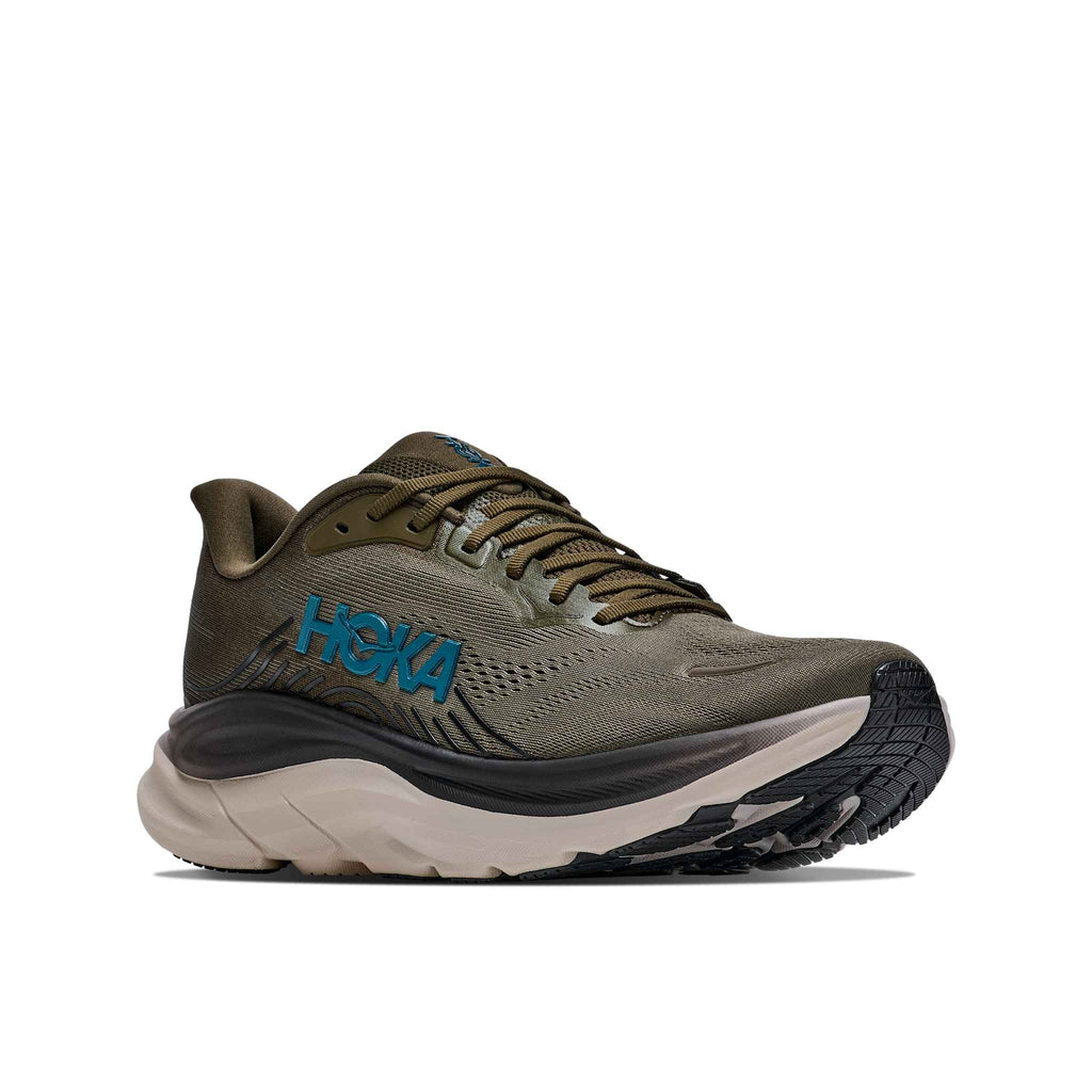 Hoka Men's Clifton 11 AVRV AntiqueOlive/RiverRockGrey outsole