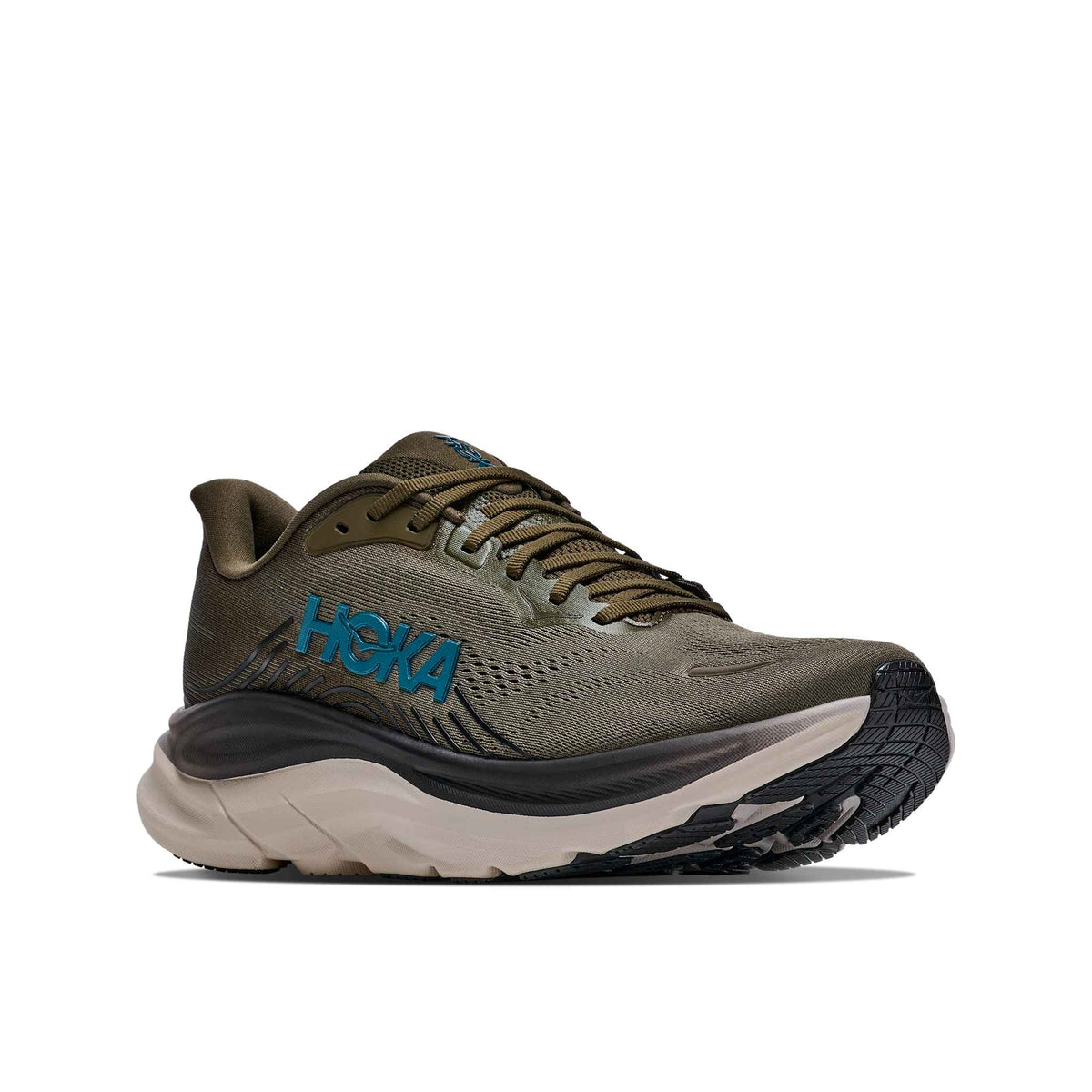 Hoka Men's Clifton 11 AVRV AntiqueOlive/RiverRockGrey outsole