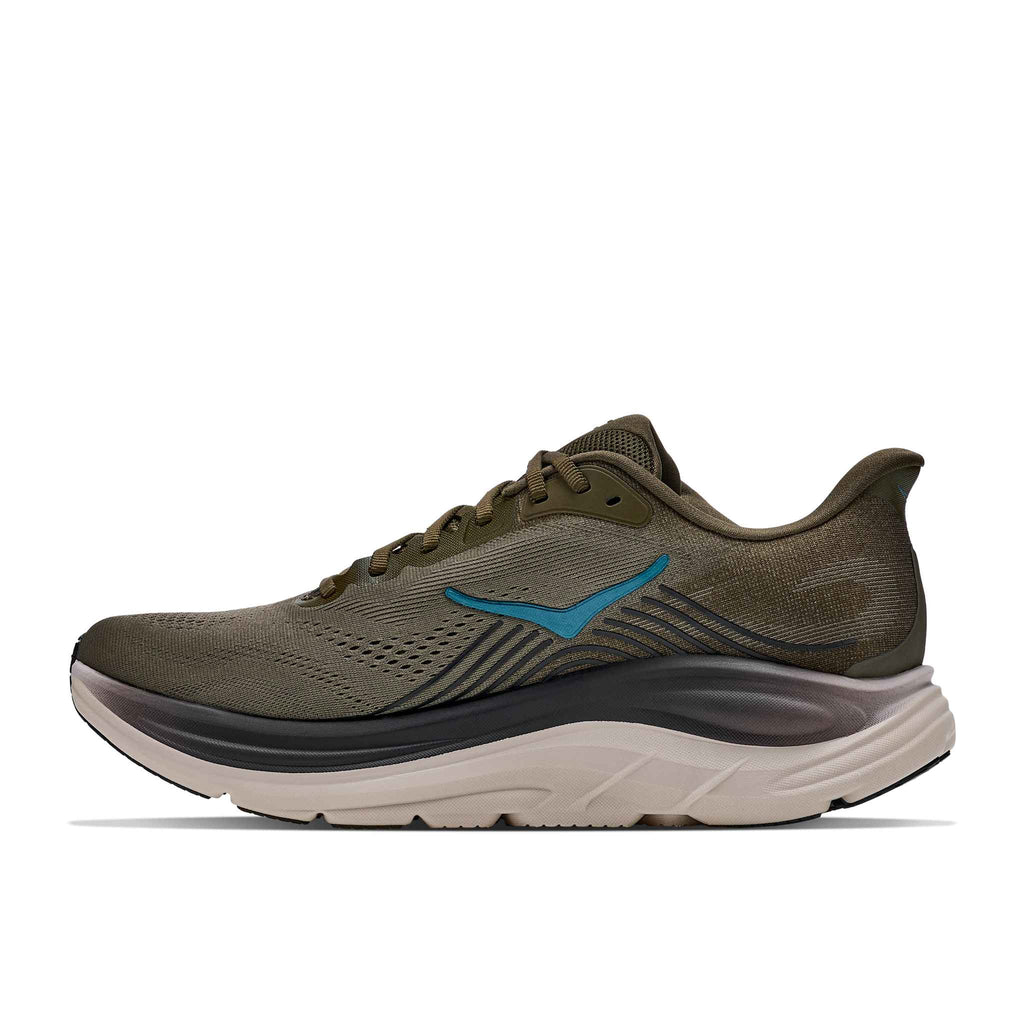 Hoka Men's Clifton 11 AVRV AntiqueOlive/RiverRockGrey detail 2