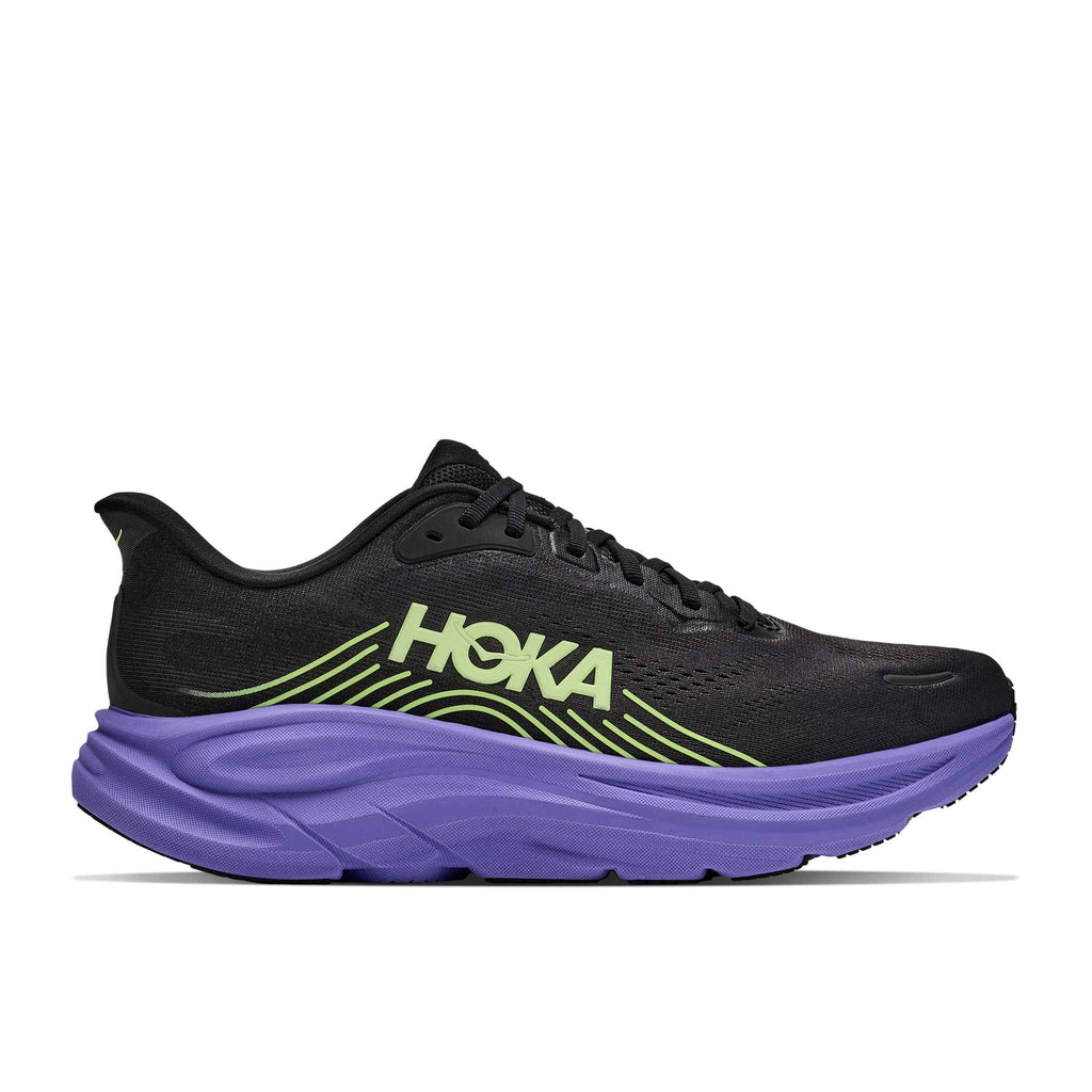 Hoka Men's Clifton 11 BNNY Black/NeonYuzu lateral