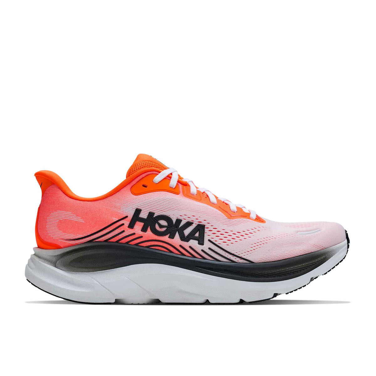 Hoka Men's Clifton 11 NNTN NeonTangerine/Frost lateral
