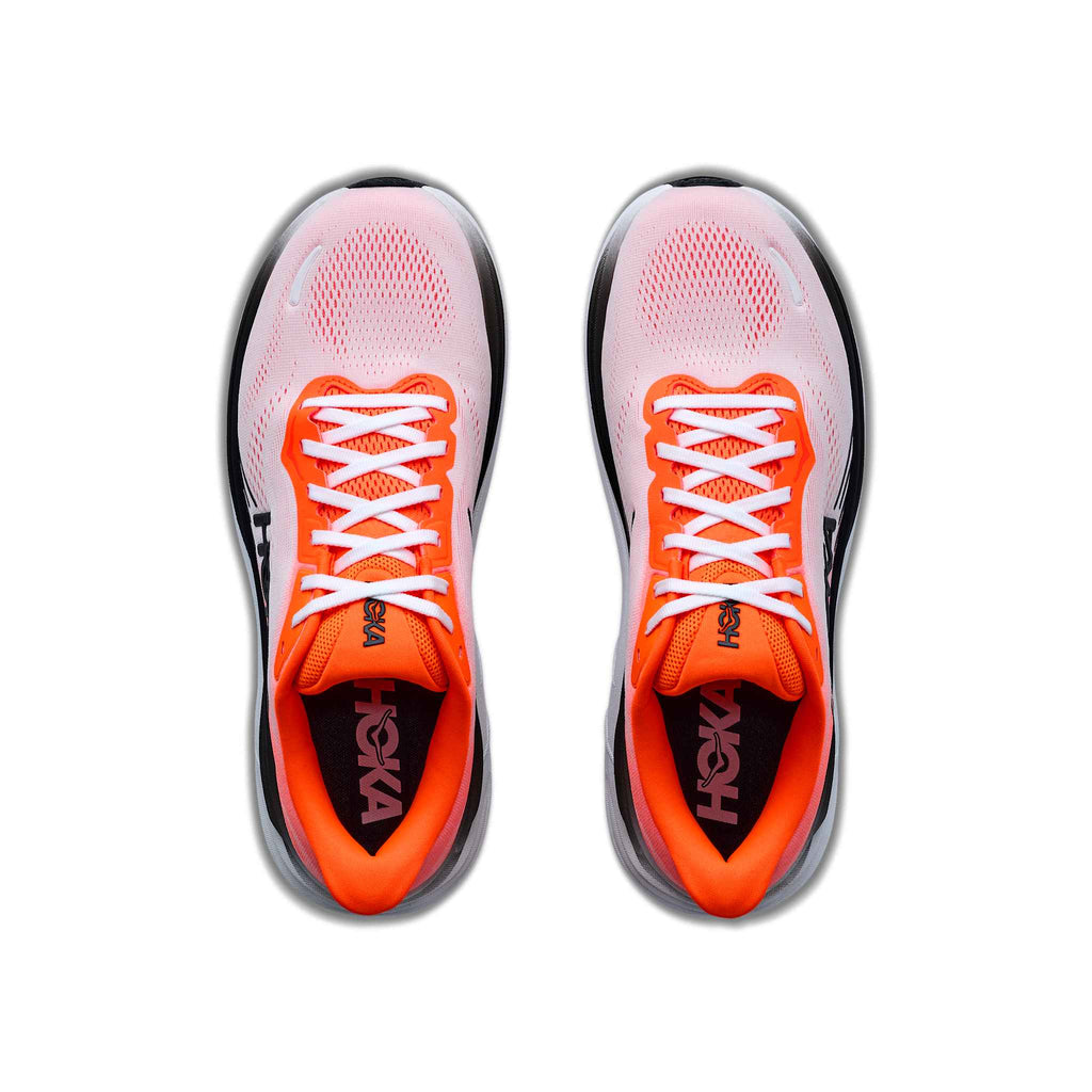 Hoka Men's Clifton 11 NNTN NeonTangerine/Frost pair angle
