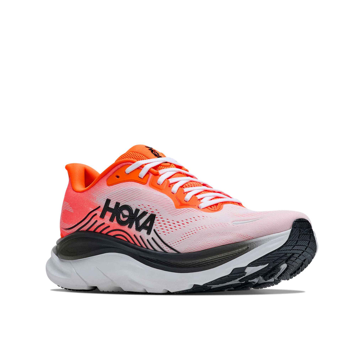 Hoka Men's Clifton 11 NNTN NeonTangerine/Frost outsole