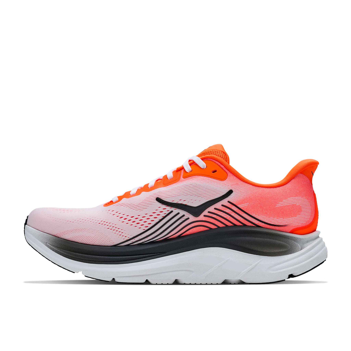 Hoka Men's Clifton 11 NNTN NeonTangerine/Frost detail 2
