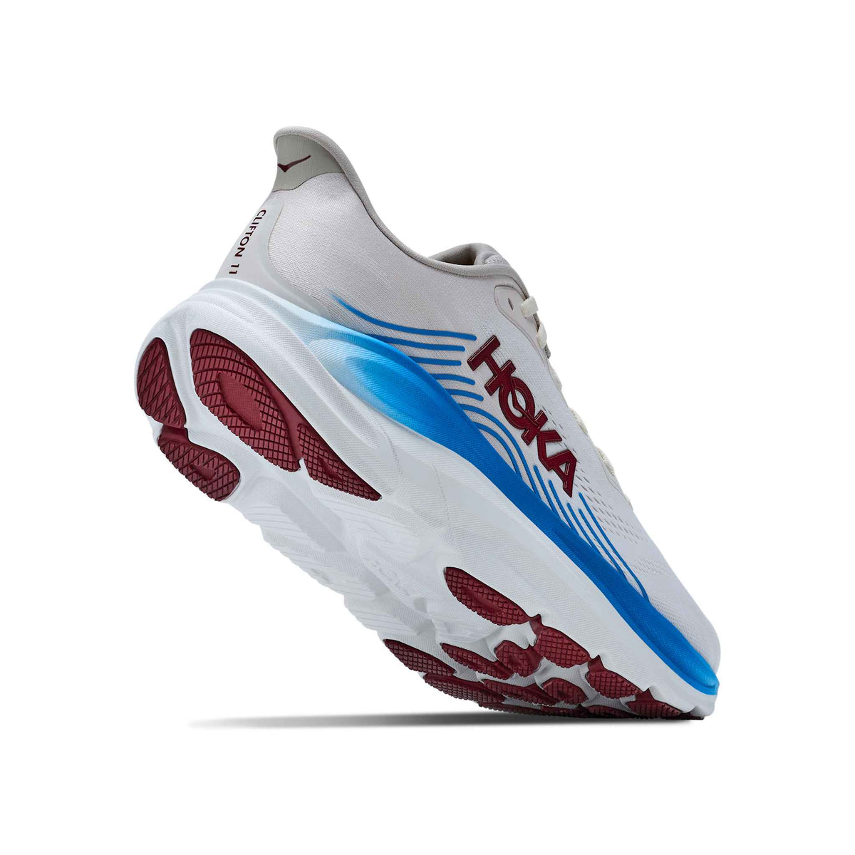 Hoka Men's Clifton 11 SCCG Stucco/Grout heel