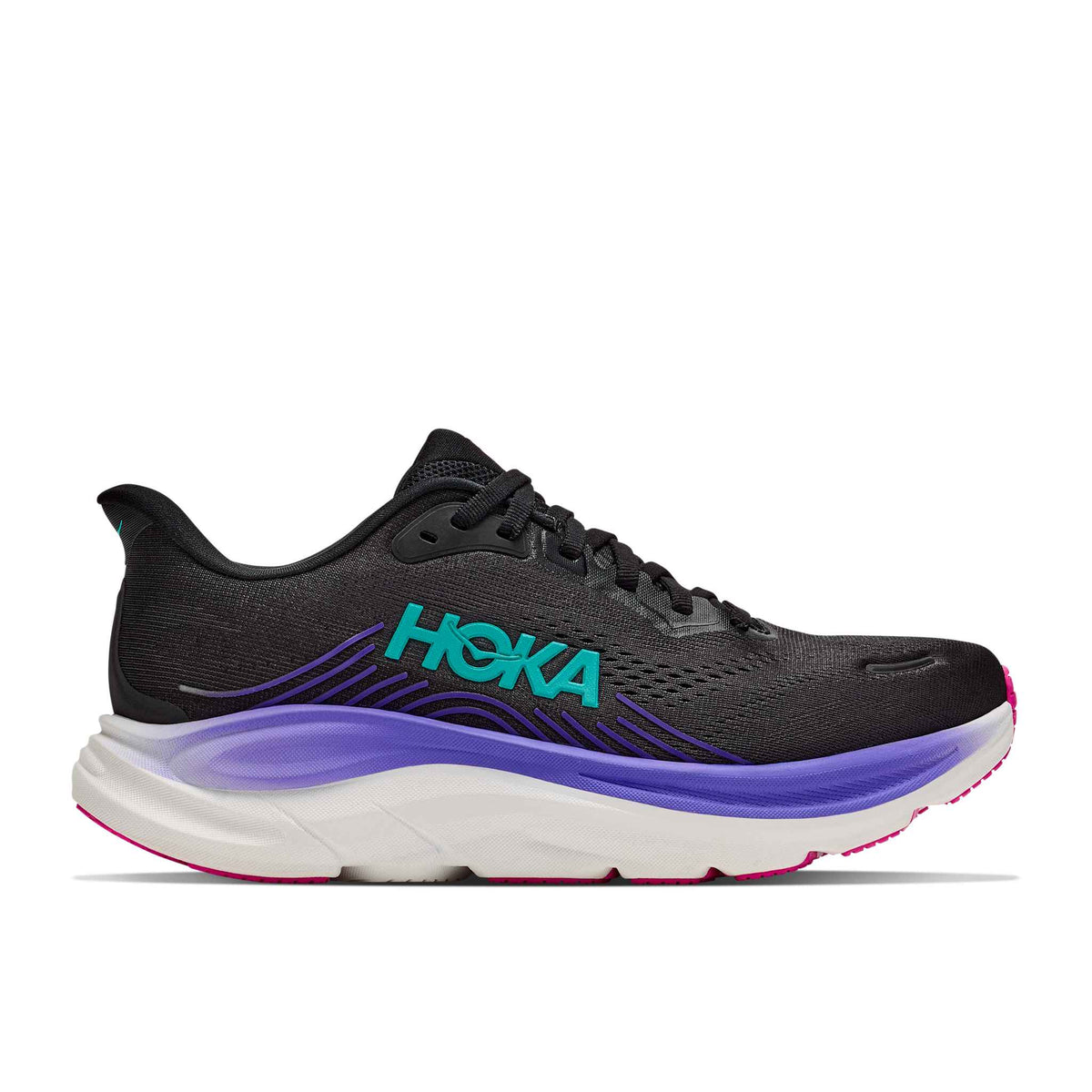 Hoka Women's Clifton 11 BNNN Black/NeonNebula lateral