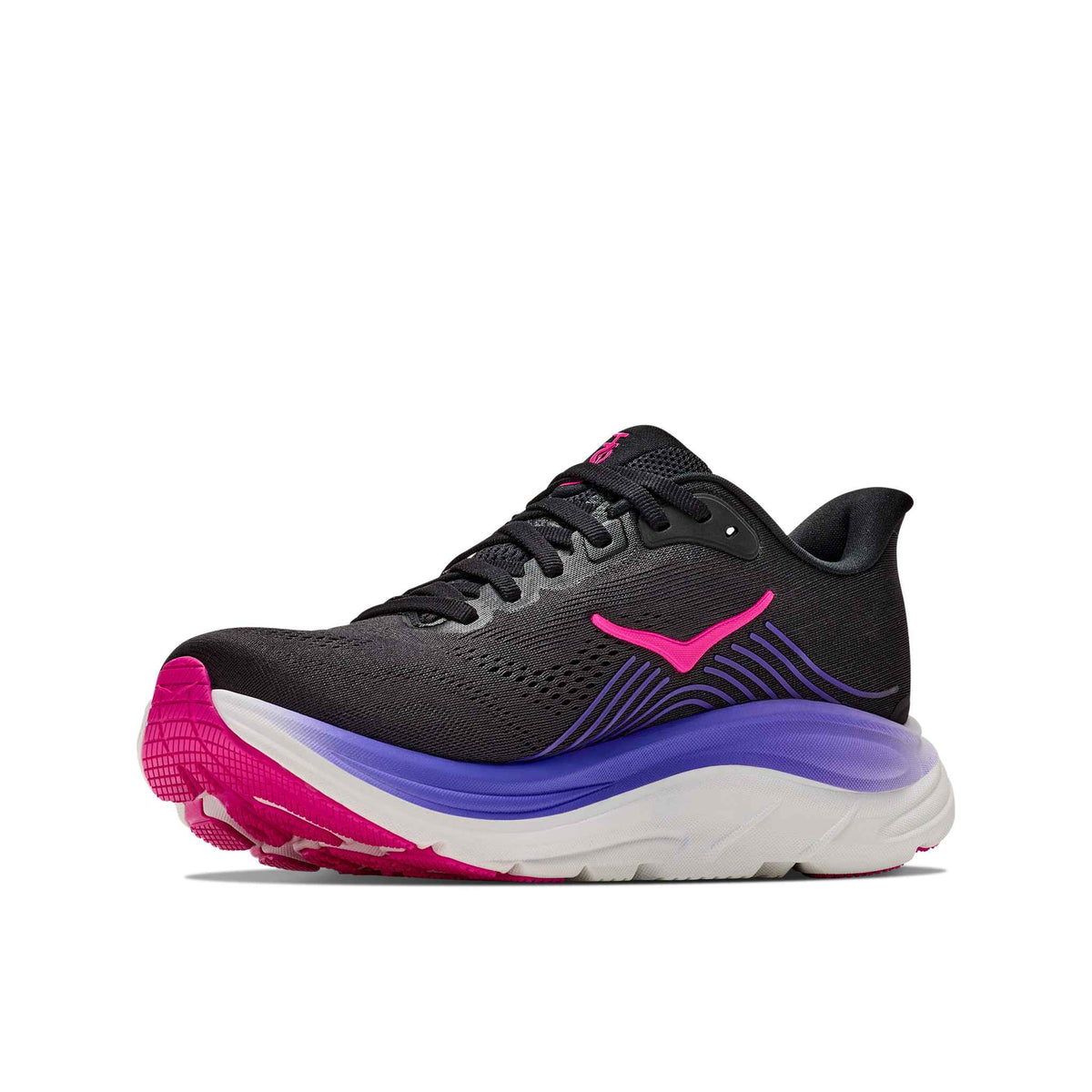 Hoka Women's Clifton 11 BNNN Black/NeonNebula medial