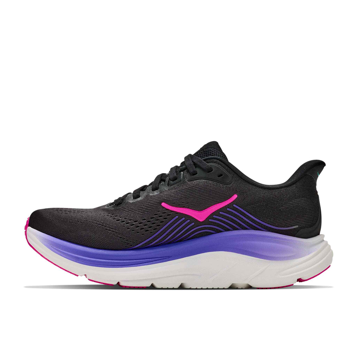 Hoka Women's Clifton 11 BNNN Black/NeonNebula detail 2