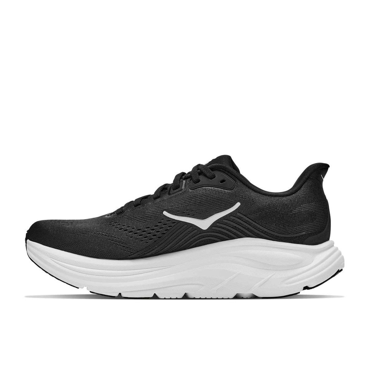 Hoka Women's Clifton 11 BWHT Black/White detail 2