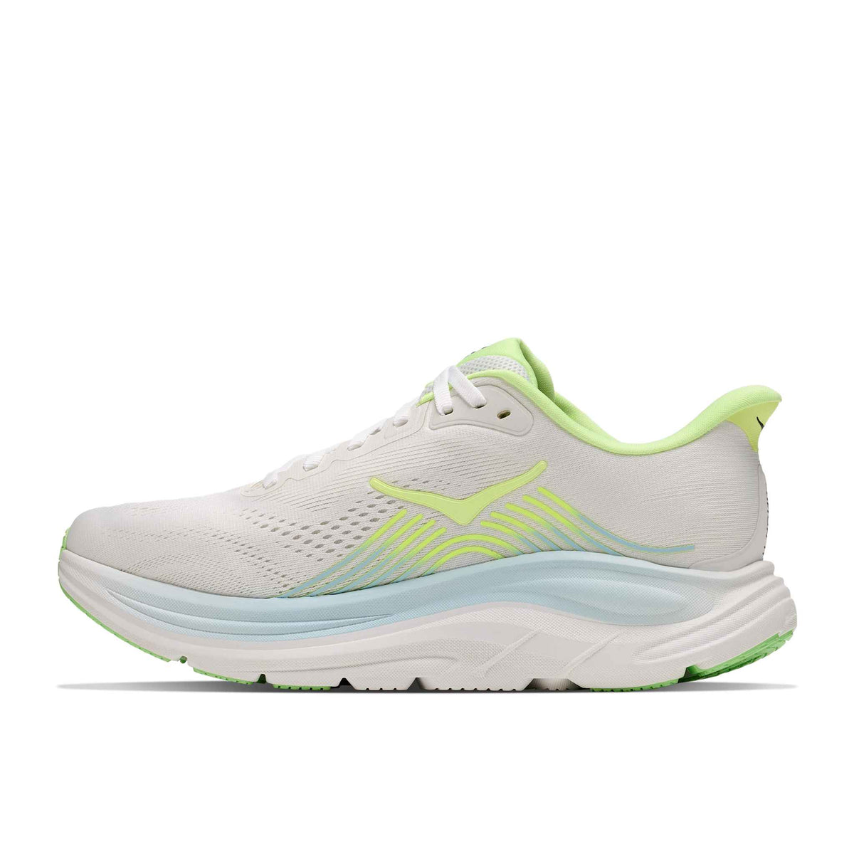 Hoka Women's Clifton 11 FYZ Frost/NeonYuzu detail 2