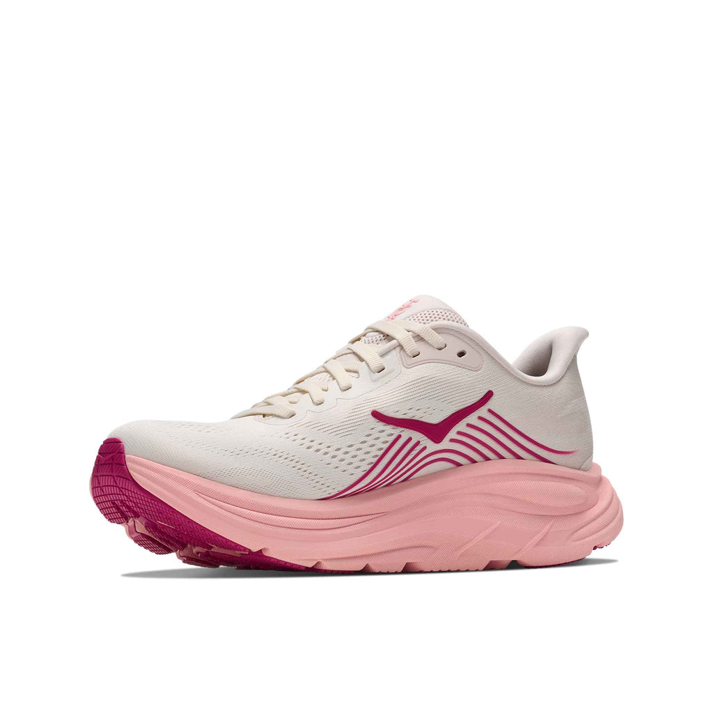 Hoka Women's Clifton 11 RWY RoseCream/DewyPink medial