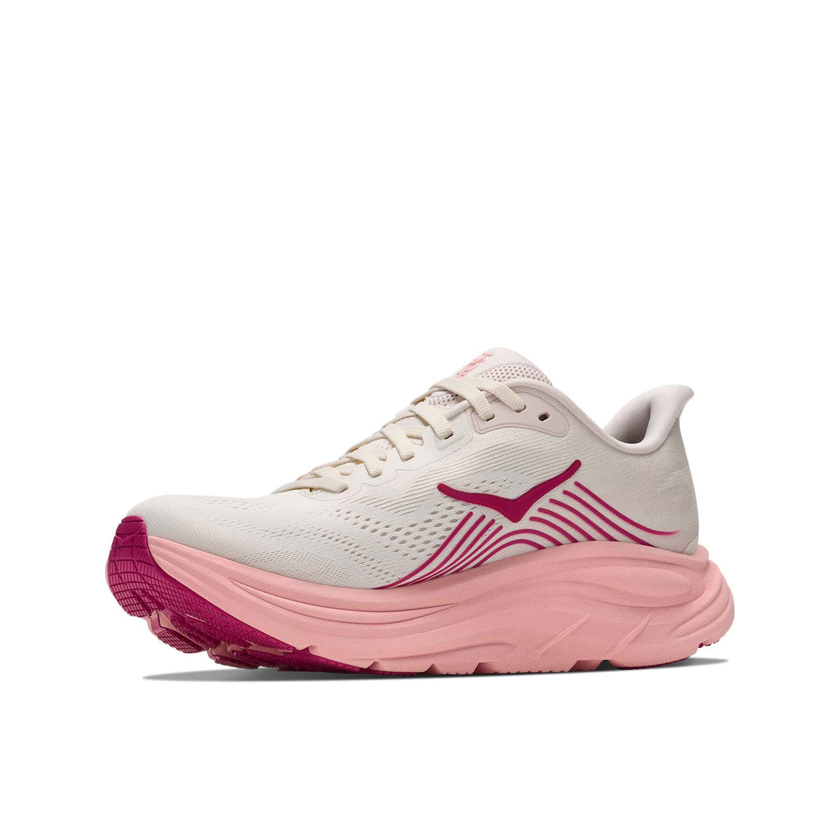 Hoka Women's Clifton 11 RWY RoseCream/DewyPink medial