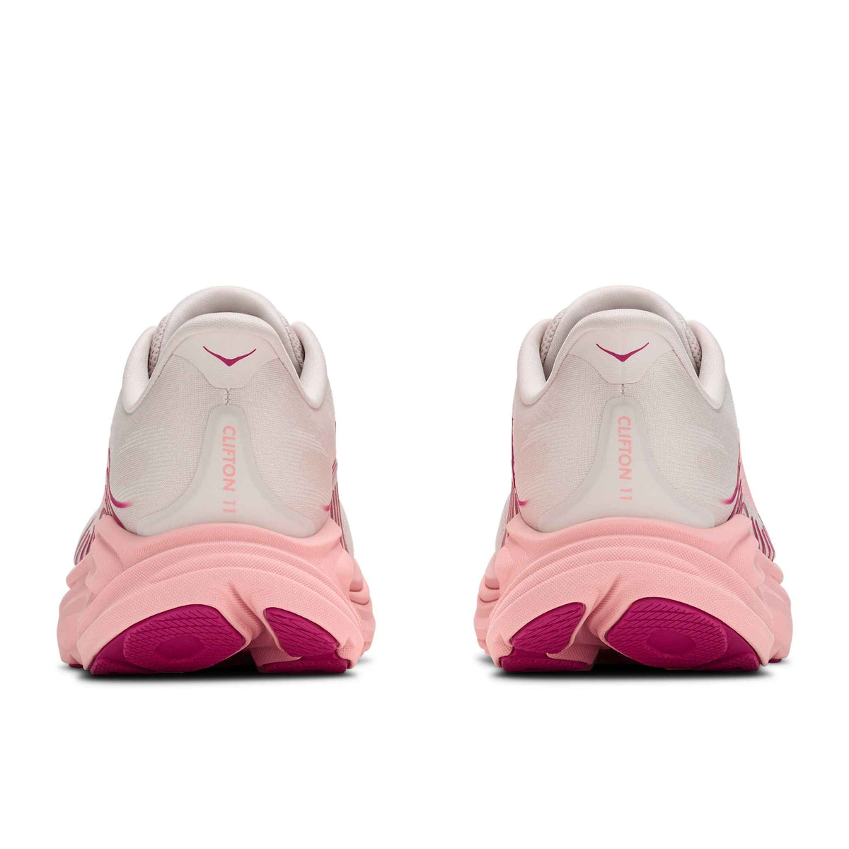 Hoka Women's Clifton 11 RWY RoseCream/DewyPink top