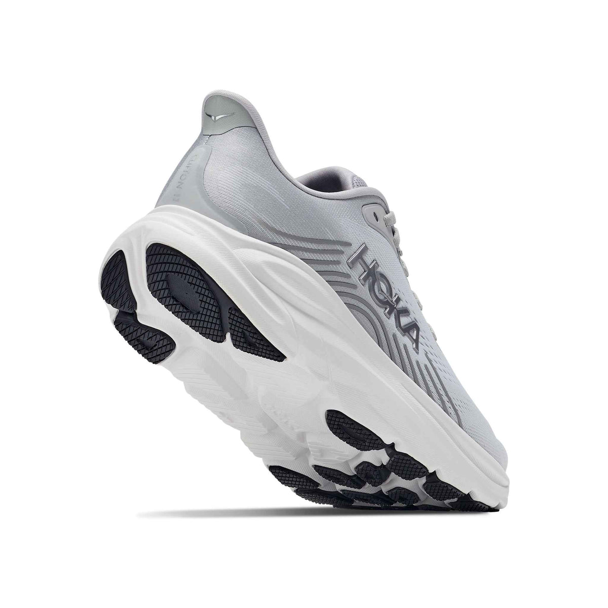 Hoka Women's Clifton 11 SDSTS Stardust/Silver heel