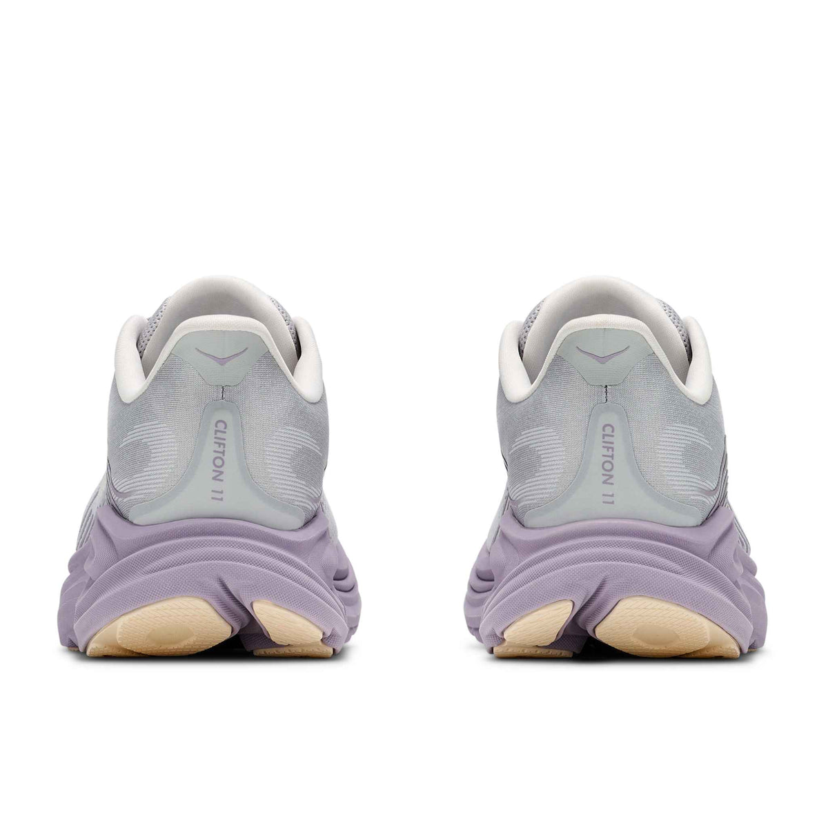 Hoka Women's Clifton 11 SLWL Stardust/MellowLilac top