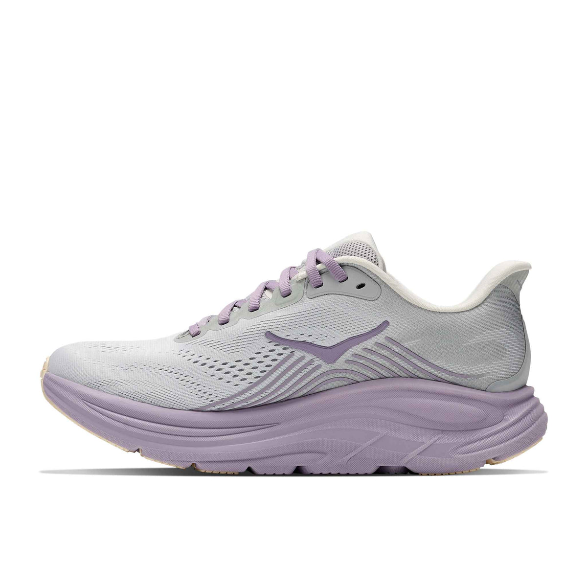 Hoka Women's Clifton 11 SLWL Stardust/MellowLilac detail 2