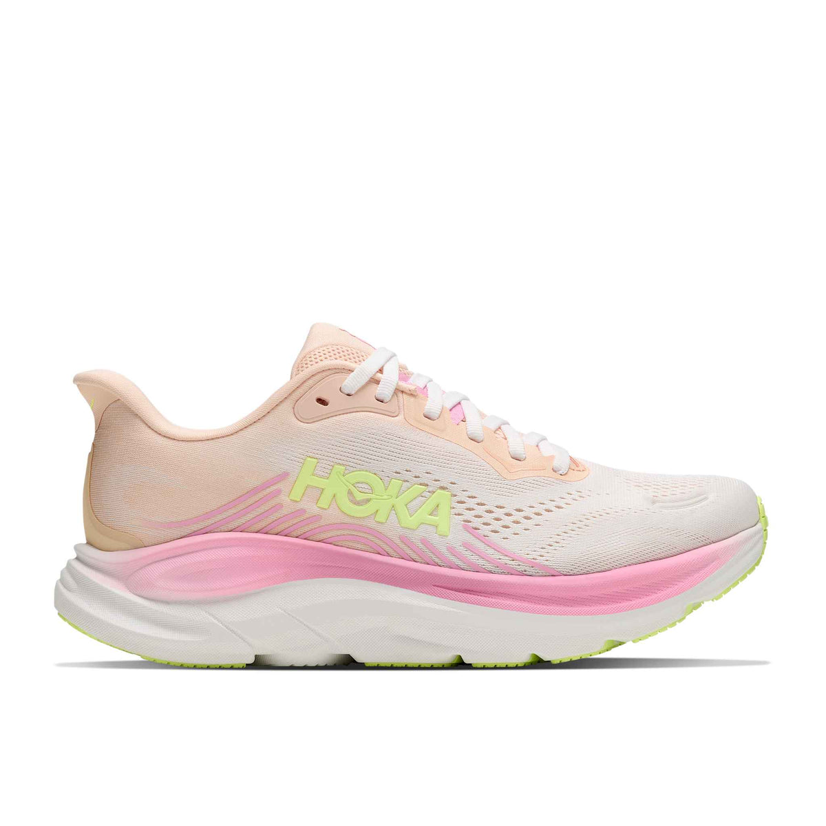 Hoka Women's Clifton 11 TWW TangerineGlow/White lateral