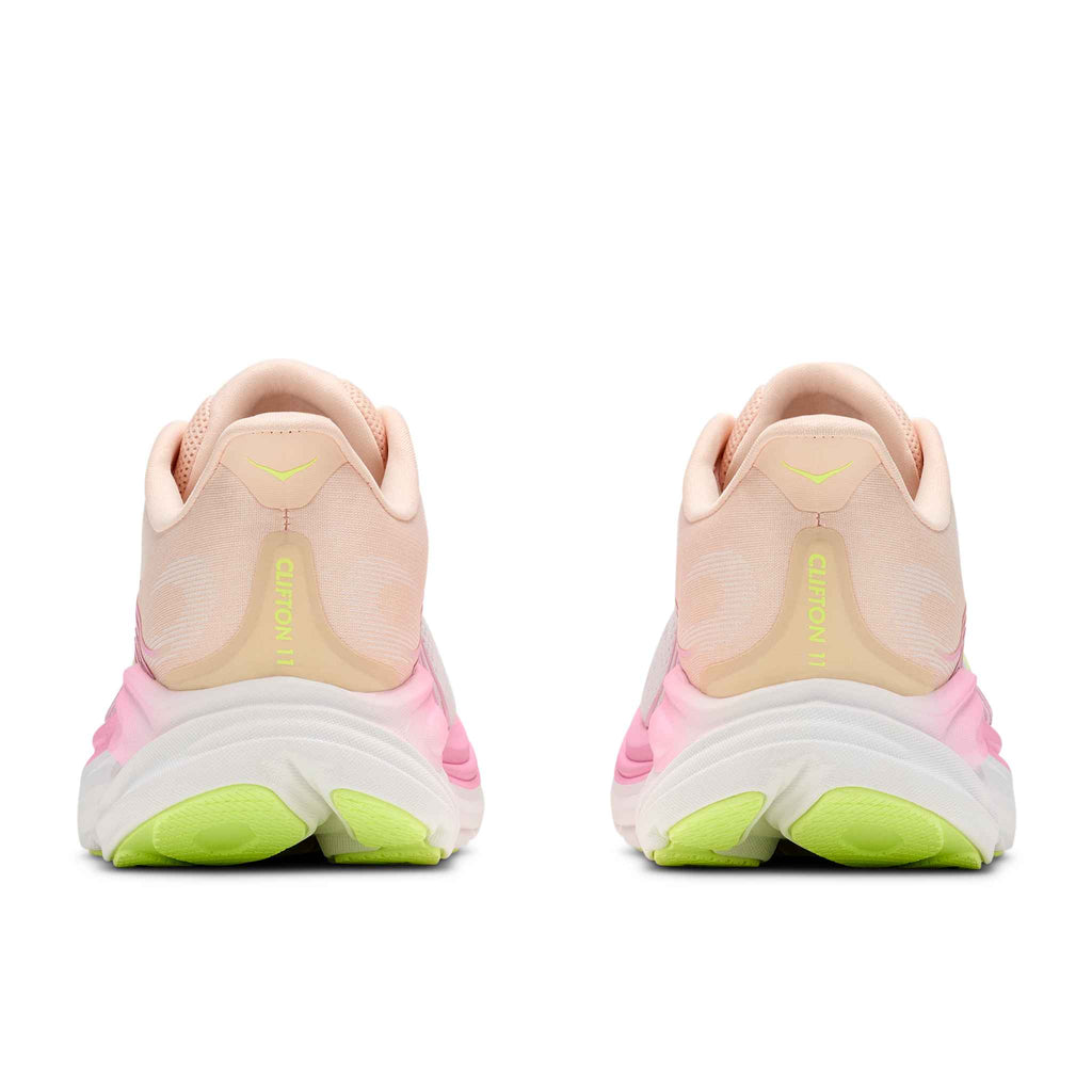 Hoka Women's Clifton 11 TWW TangerineGlow/White top