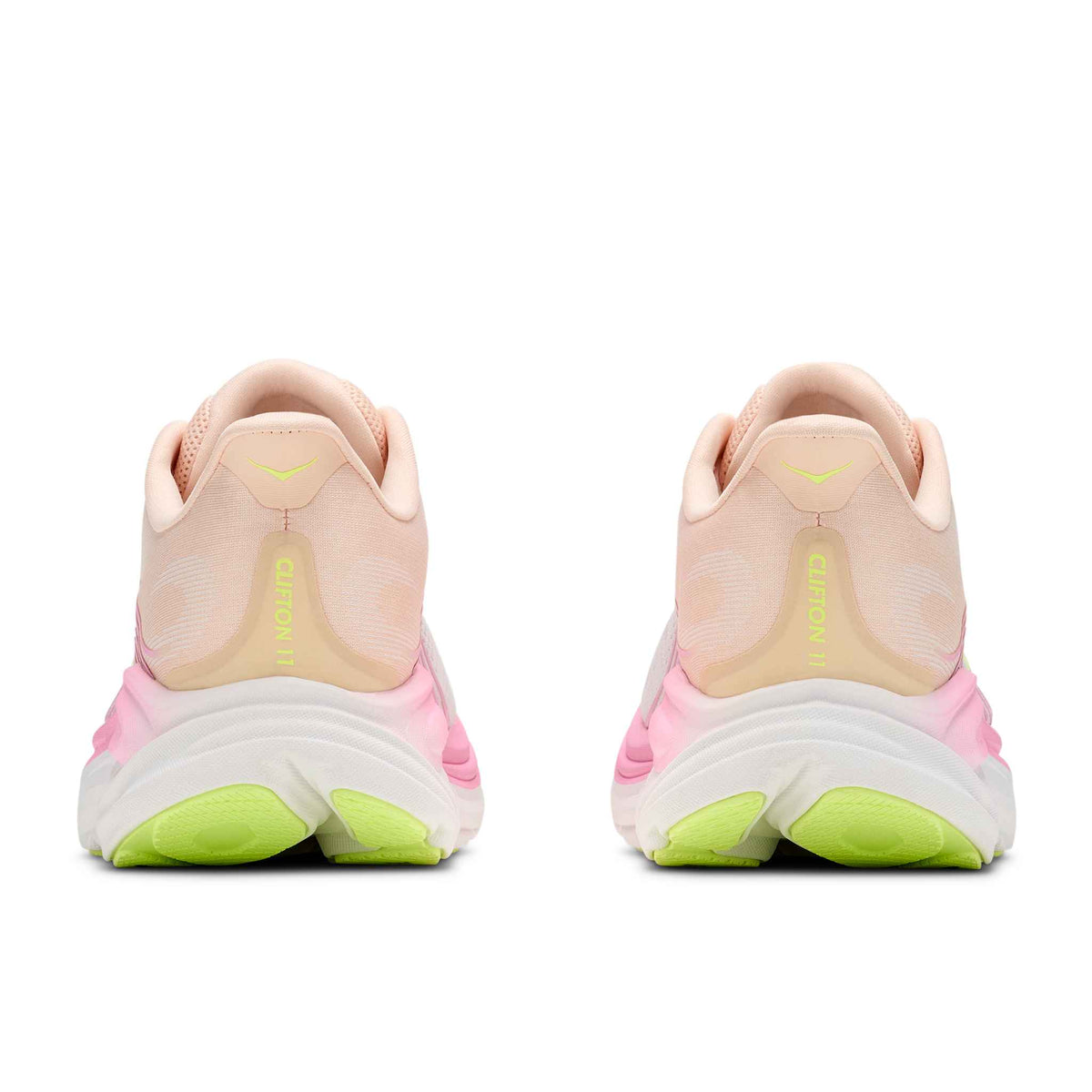 Hoka Women's Clifton 11 TWW TangerineGlow/White top