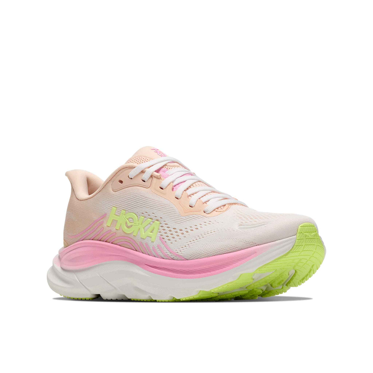 Hoka Women's Clifton 11 TWW TangerineGlow/White outsole