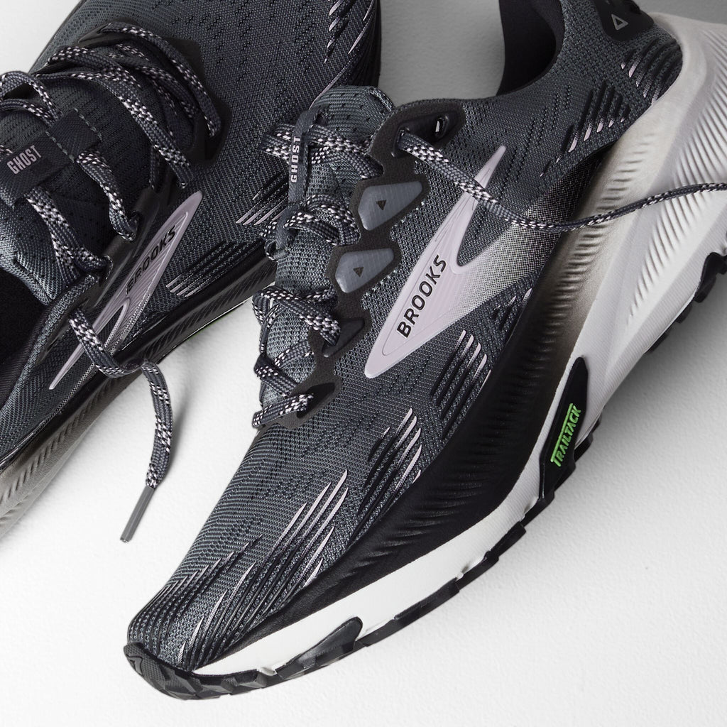 Brooks Women's Ghost Trail 037 PoppySeed/Black/Pink detail