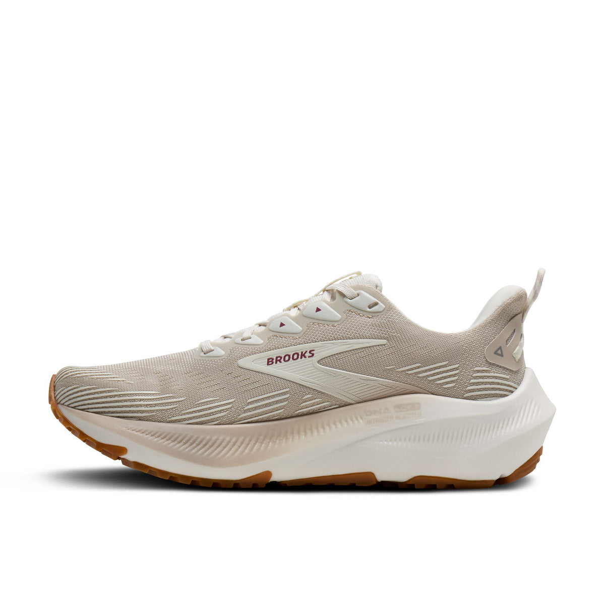 Brooks Women's Ghost Trail 126 Coconut/Chateau/Rose medial